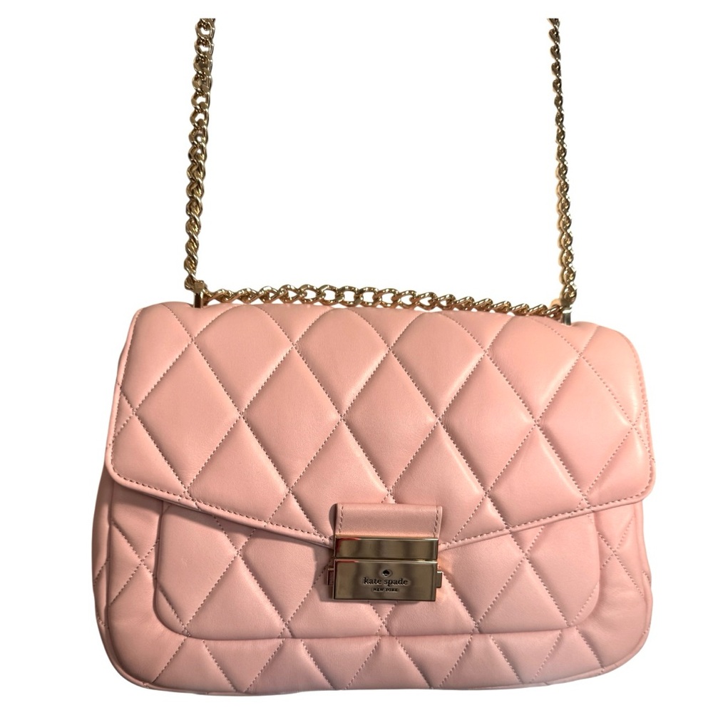 NEW Kate Spade Pink Quilted Shoulder Bag